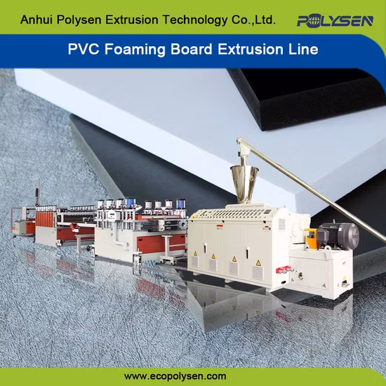 Linea di estrusione della macchina per la produzione di fogli schiumogeni WPC in PVC espanso