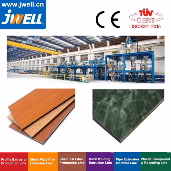 Pannello composito in plastica di alluminio Jwell 900